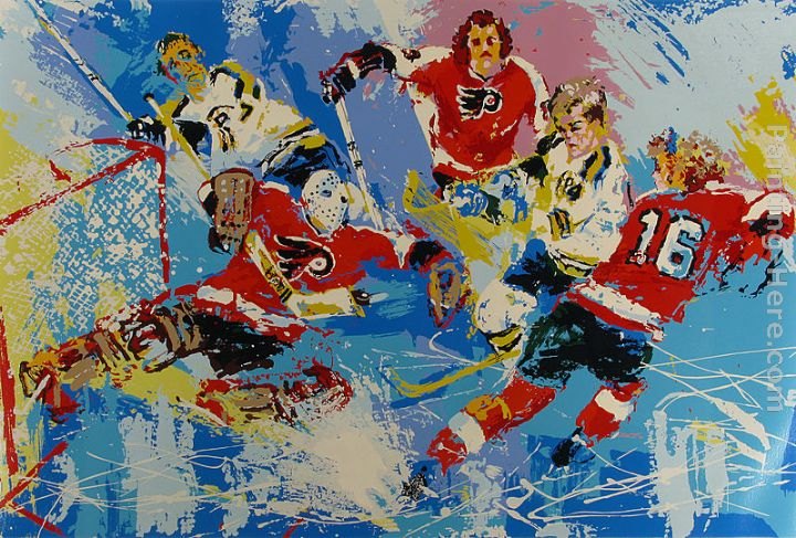 Leroy Neiman Philadelphia Flyers (Boston Bruins)